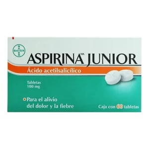 Aspirina Junior 60 Tabletas 100mg